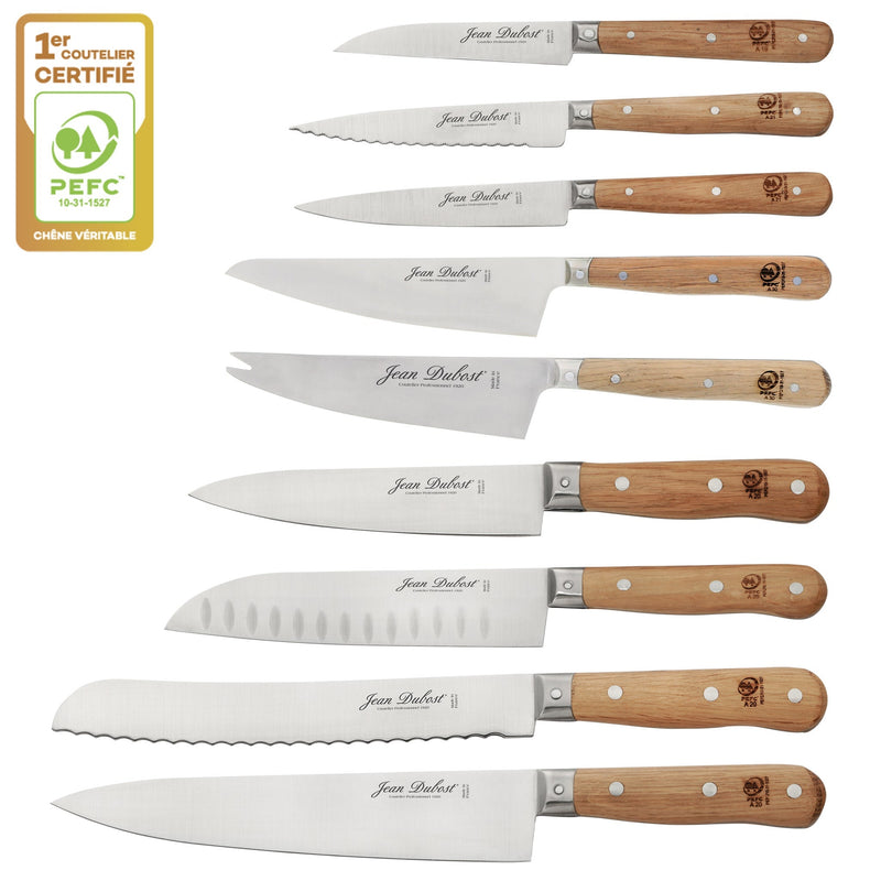 Jean Dubost - Oak Handle 1920 Home & Kitchen Slicer Knife