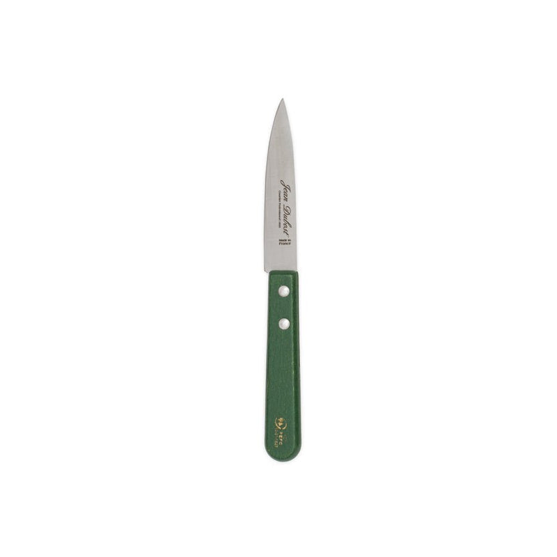 Jean Dubost - Tradition Paring Knife Green Beech Wood Handle Home & Kitchen