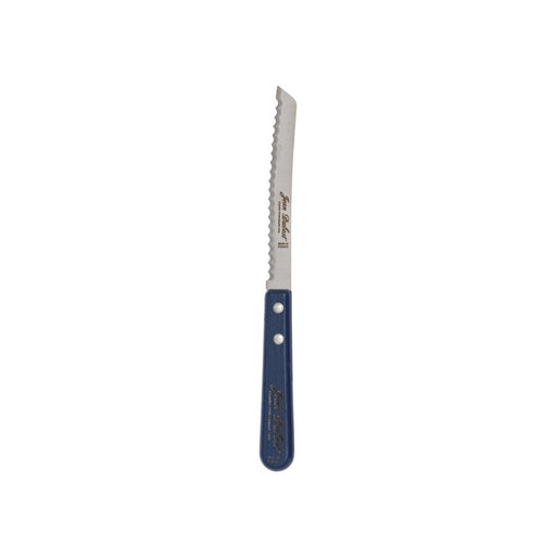 Jean Dubost - Tradition Serrated Bread Knife Blue Beech Wood Handle Home & Kitchen