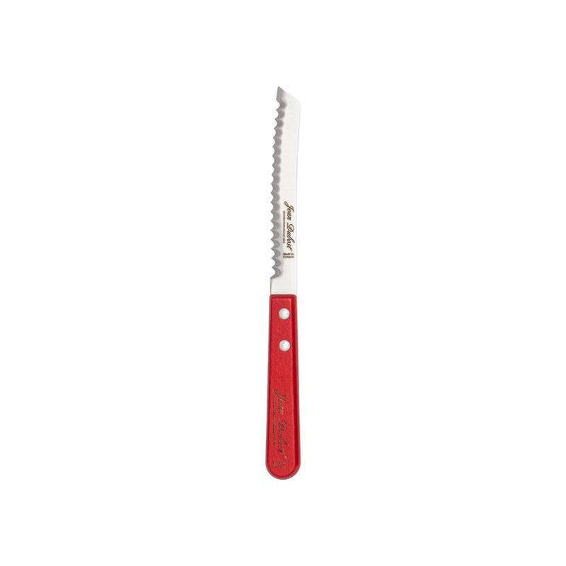 Jean Dubost - Tradition Serrated Bread Knife Red Beech Wood Handle Home & Kitchen