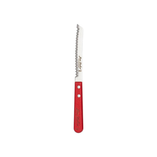Jean Dubost - Tradition Serrated Bread Knife Red Beech Wood Handle Home & Kitchen