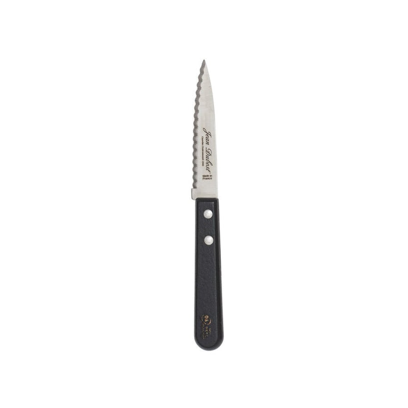 Jean Dubost - Tradition Serrated Paring Knife Black Beech Wood Handle Home & Kitchen