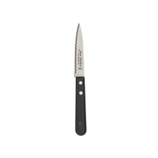 Jean Dubost - Tradition Serrated Paring Knife Black Beech Wood Handle Home & Kitchen