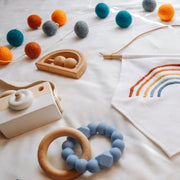 Jellystone - MOON TEETHER Mother & Baby Blush