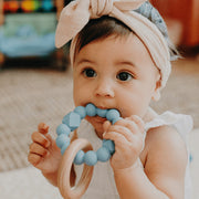 Jellystone - MOON TEETHER Mother & Baby Blush
