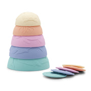 Jellystone - OCEAN STACKING CUPS - PASTEL Toys & Games