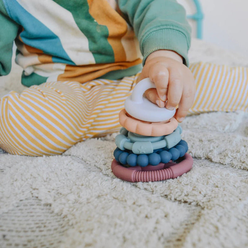 Jellystone - RAINBOW STACKER TEETHER Mother & Baby Pastel