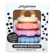 Jellystone - RAINBOW STACKER TEETHER - Pastel Mother & Baby