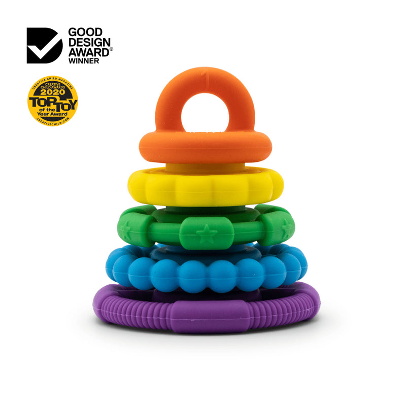 Jellystone - RAINBOW STACKER TEETHER - Rainbow Mother & Baby