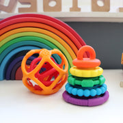 Jellystone - RAINBOW STACKER TEETHER - Rainbow Mother & Baby