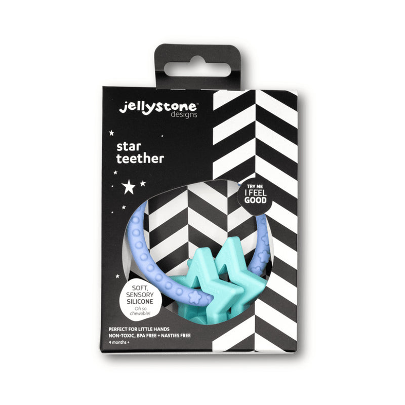 Jellystone - STAR TEETHER - SOFT BLUE Mother & Baby