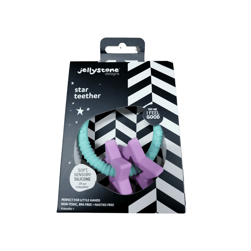 Jellystone - STAR TEETHER - SOFT MINT Mother & Baby