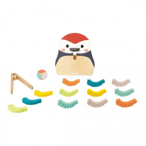 Janod - Woodpecker And Caterpillars Color Game - Limolin 