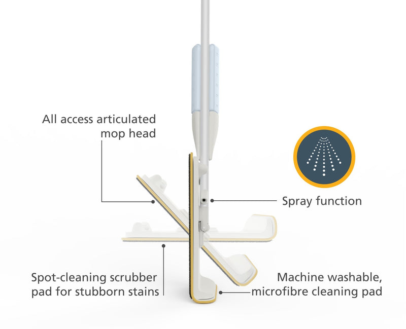 Joseph Joseph - CleanTech™ 2 - in - 1 Spray Mop Home & Kitchen