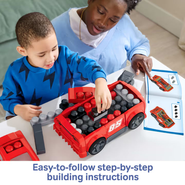 Mattel - MEGA BLOKS - BUILD & GO RACE CAR