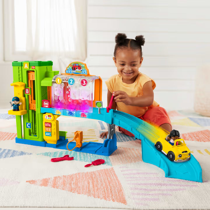 Fisher-Price - Little People - Light-Up Learning Garage Playset
