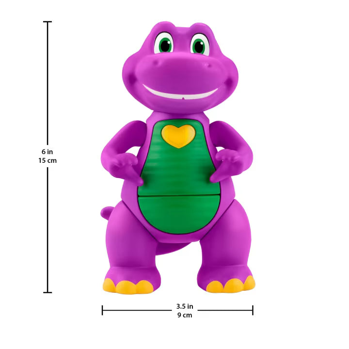 Mattel - BARNEY - HEART HANDS FIGURE