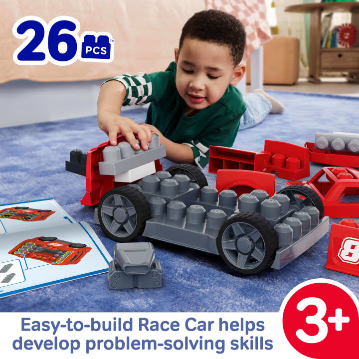 Mattel - MEGA BLOKS - BUILD & GO RACE CAR