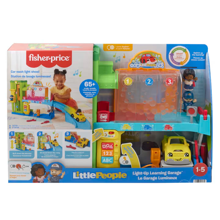 Fisher-Price - Little People - Light-Up Learning Garage Playset