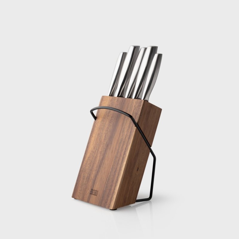 TEW - Knife Block set/5 Hamilton
