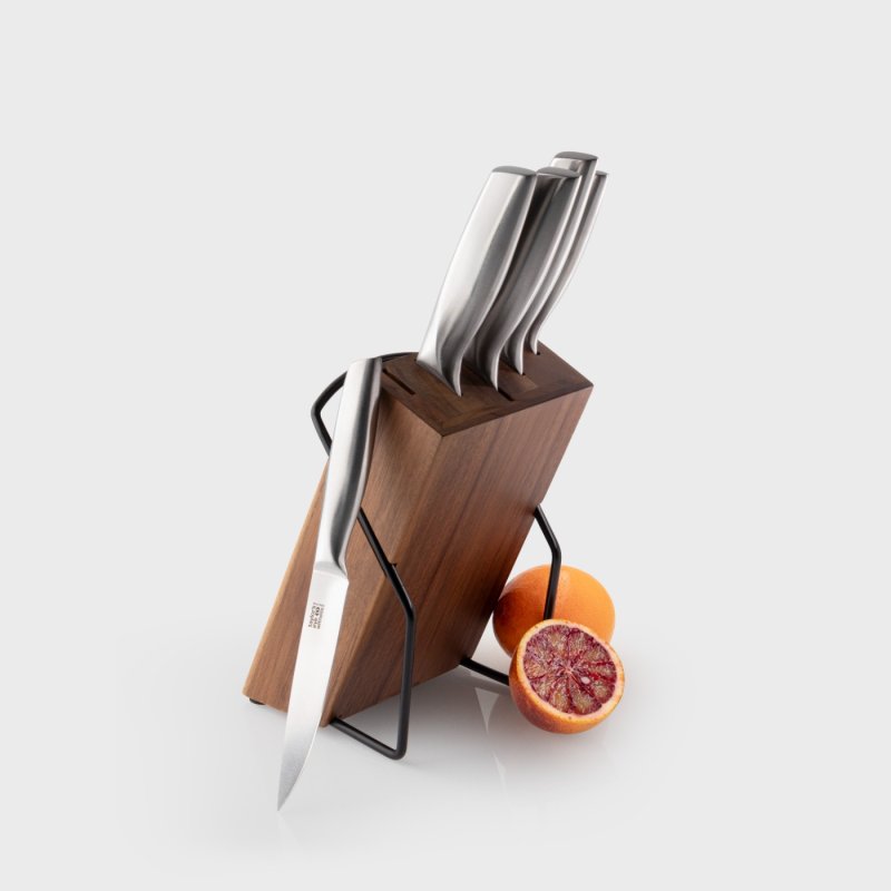 TEW - Knife Block set/5 Hamilton