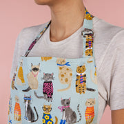 Jubilee - Apron Feline Fine | Blue Home & Kitchen