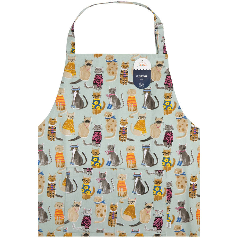 Jubilee - Apron Feline Fine | Blue Home & Kitchen