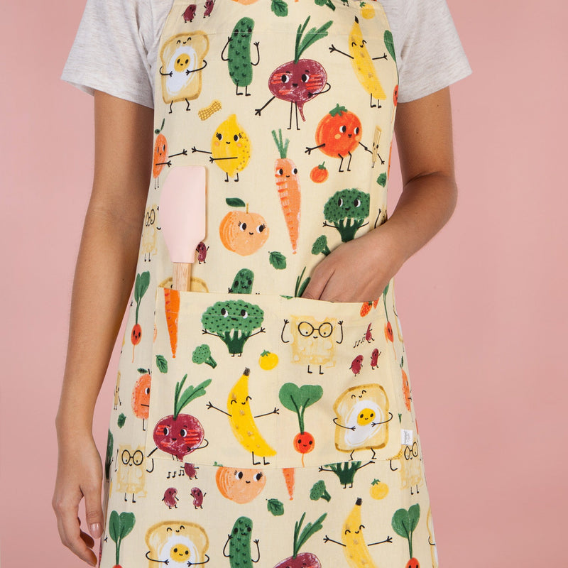 Jubilee - Apron Funny Food | Yellow Home & Kitchen