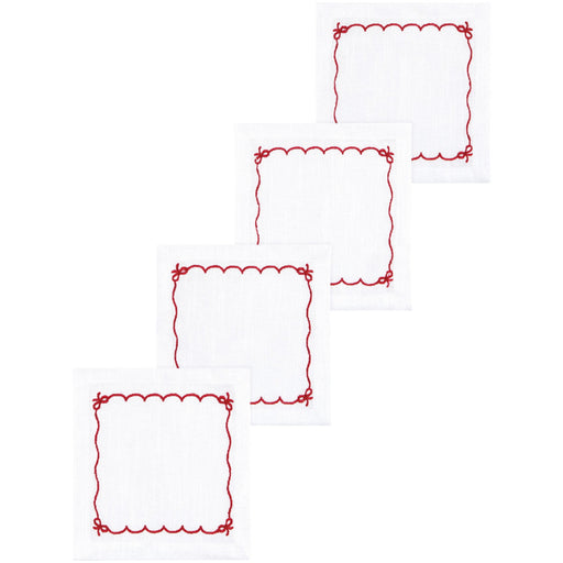 Jubilee - Bowtique Cocktail Napkins Set of 4 Home & Kitchen