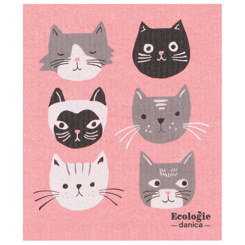 now designs - swedish dishcloth Cats meow