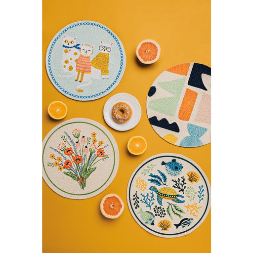 Jubilee - Doodle Braided Placemat Home & Kitchen