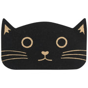 Jubilee - Doormat Shaped Black Cat | Black Home & Kitchen