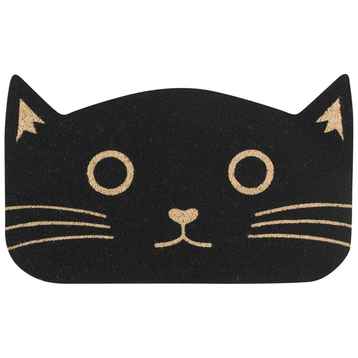 Jubilee - Doormat Shaped Black Cat | Black Home & Kitchen