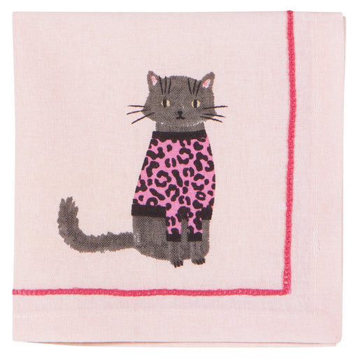 Jubilee - Feline Fine Cocktail Napkins Set of 4 Home & Kitchen