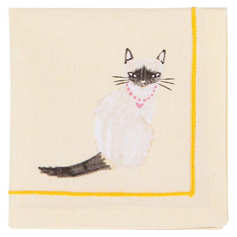 Jubilee - Feline Fine Cocktail Napkins Set of 4 Home & Kitchen
