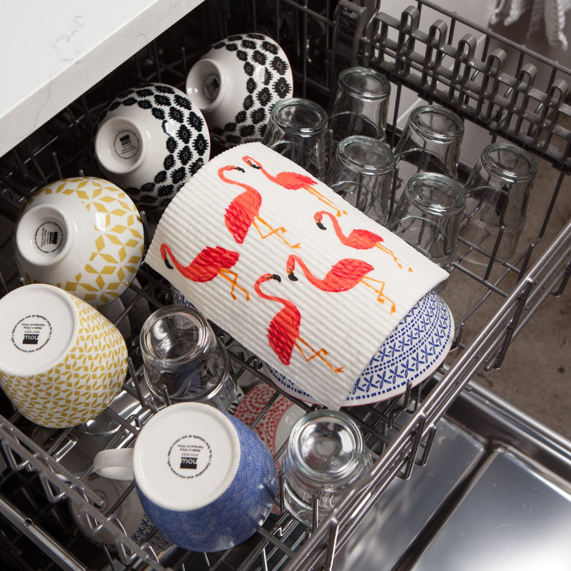 Jubilee - Flamingos Swedish Dishcloth Home & Kitchen