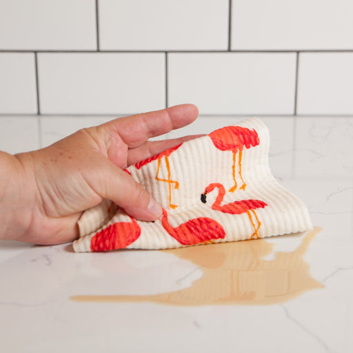 Jubilee - Flamingos Swedish Dishcloth Home & Kitchen
