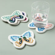 Jubilee - Flutter By Soak Up Coasters Set of 4 Home & Kitchen