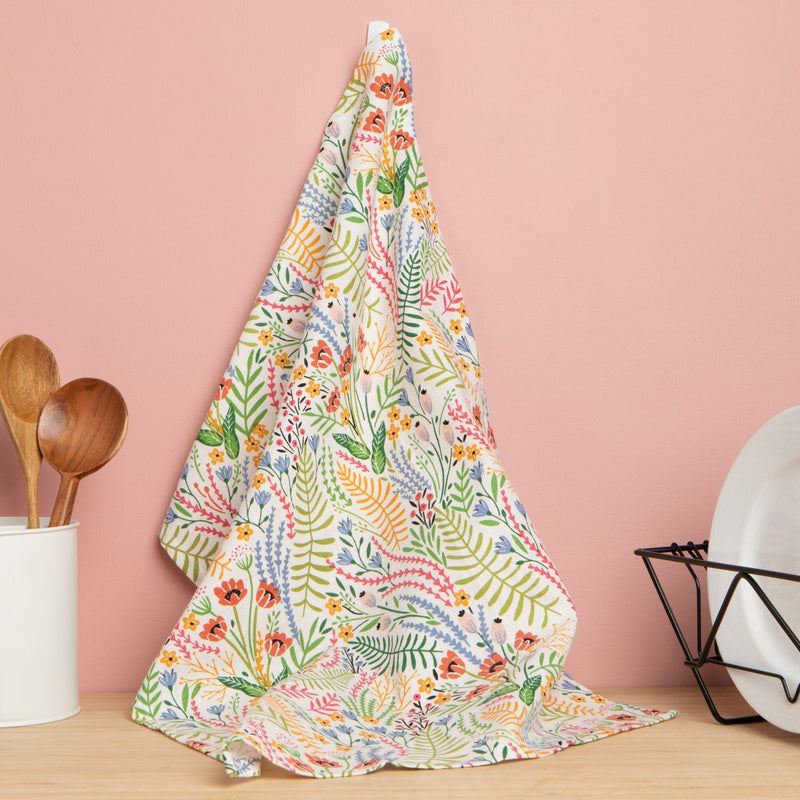 Jubilee - Kitchen Towel Printed Bouquet | Multi Home & Kitchen