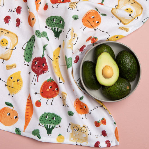 Jubilee - Kitchen Towel Printed Funny Food | Multi Home & Kitchen