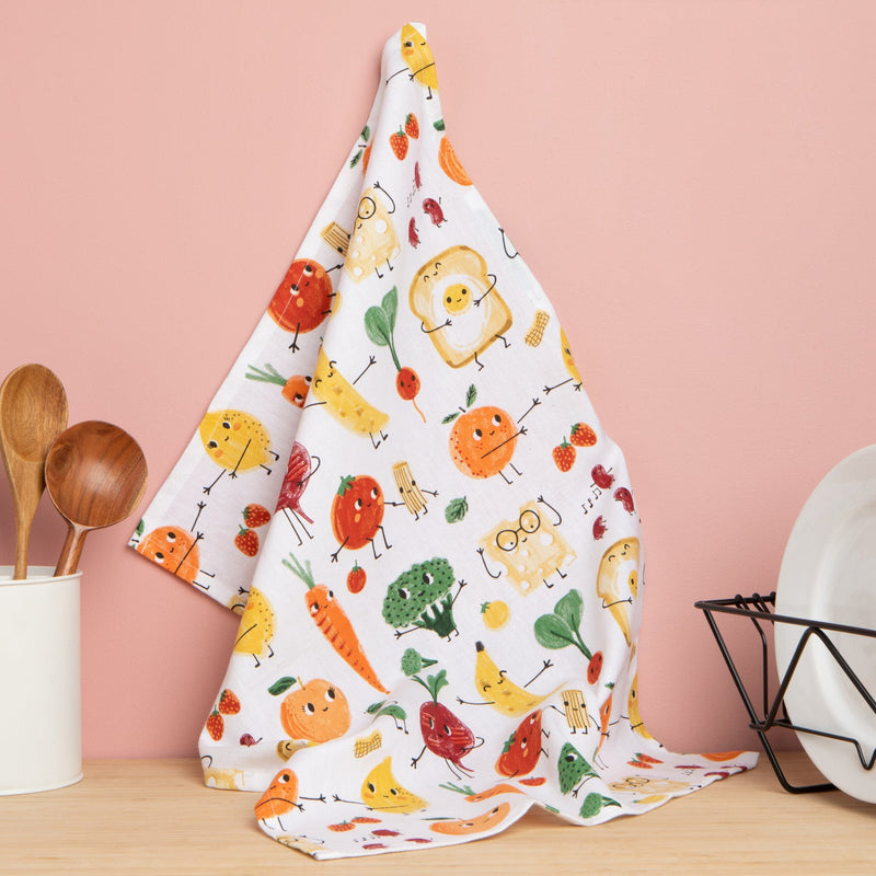 Jubilee - Kitchen Towel Printed Funny Food | Multi Home & Kitchen
