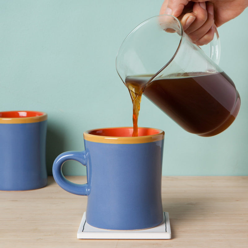 Jubilee - Mug Diner 12 oz Color Pop Blue | Blue Home & Kitchen