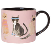 Jubilee - Mug in a box 14oz Feline Fine | Pink Home & Kitchen
