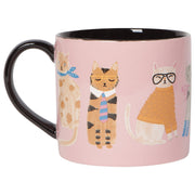 Jubilee - Mug in a box 14oz Feline Fine | Pink Home & Kitchen