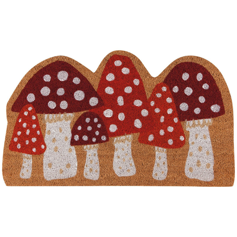 Jubilee - Mushroom Shaped Coir Doormat Home & Kitchen