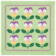 Jubilee - Pansy Printed Cocktail Napkins Set of 4 Assorted Home & Kitchen