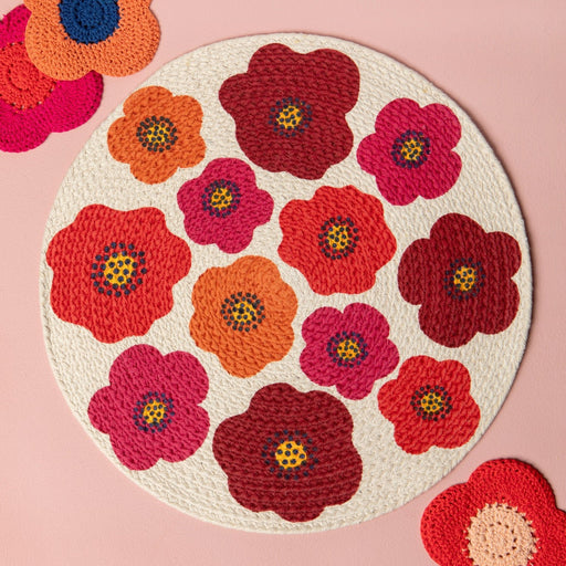 Jubilee - Placemat Braided Poppy Home & Kitchen