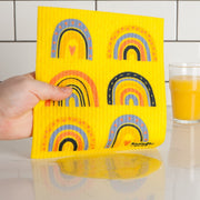 Danica Jubilee - Rainbows Swedish Dishcloth - view 2