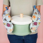 Jubilee - Set/2 Mitt Feline Fine | Blue Home & Kitchen