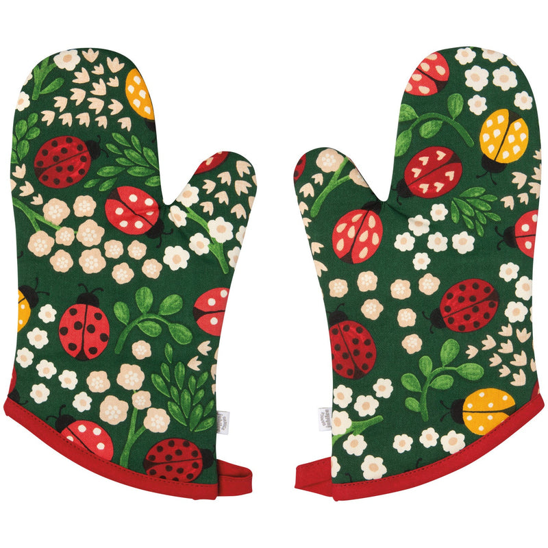 Jubilee - Set/2 Mitt Ladybugs Home & Kitchen